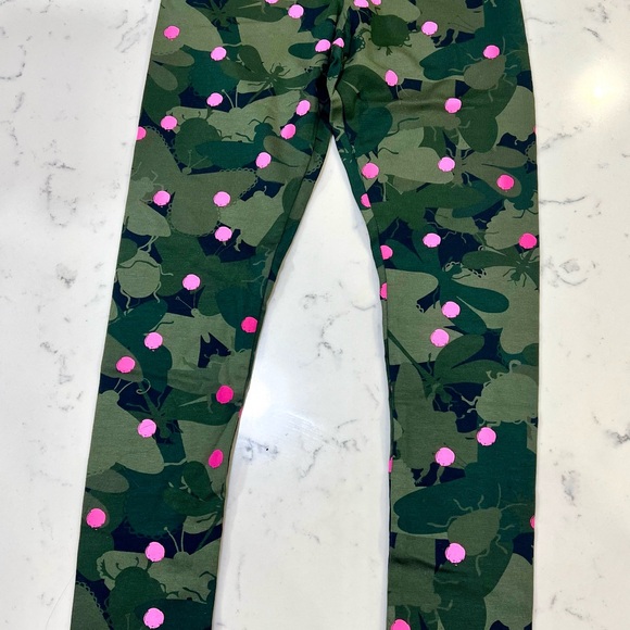 Desigual Girls’ Avocado Floral Bug Leggings, Cotton Blend, Ages 5-8 - Picture 3 of 8